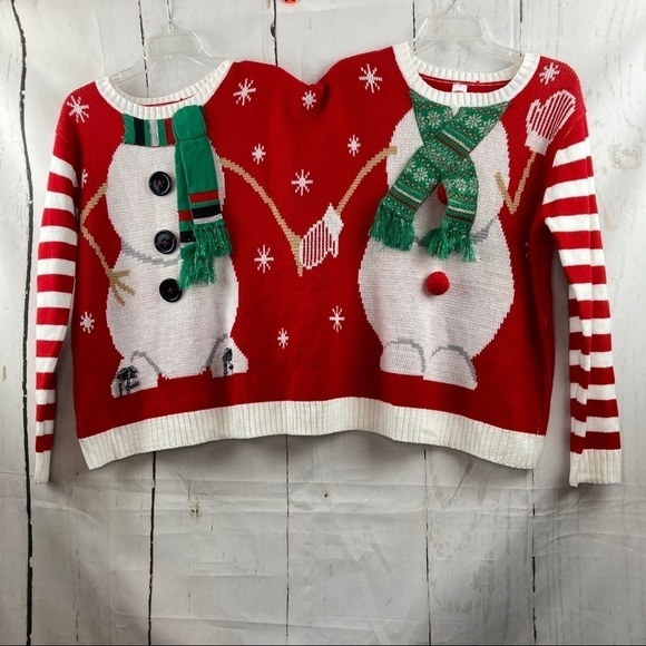 Ugly Christmas sweater DOUBLE - Picture 1 of 11